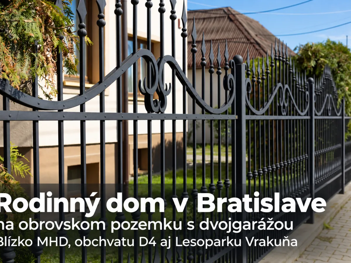 URBANISTA | Dom s veľkým, slnečným pozemkom 1 126 m² aj pivnicou | Vrakuňa, Ráztočná